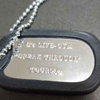 B’z LIVE-GYM “BREAK THROUGH” ドッグタグ ネックレス Amazon.co.jp: B'z ドッグタグ “BREAK THROUGH”」グッズ : おもちゃ